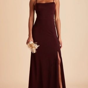 Birdy Grey Ash Dress in Color Crepe Cabernet